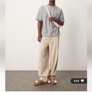 Topman oversized top t-shirt in washed grey, excellent condition, worn little